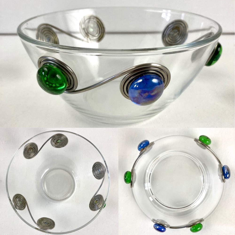 🌲 Glass Art Bowl.